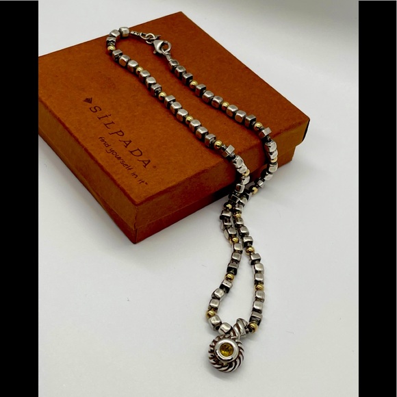 Silpada Jewelry Silpada Silver And Gold Filled Necklace Wcharm